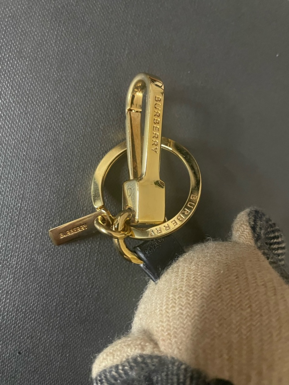 Burberry Thomas Bear Keychain Archive Beige Check Bag Charm - Picture 4 of 11